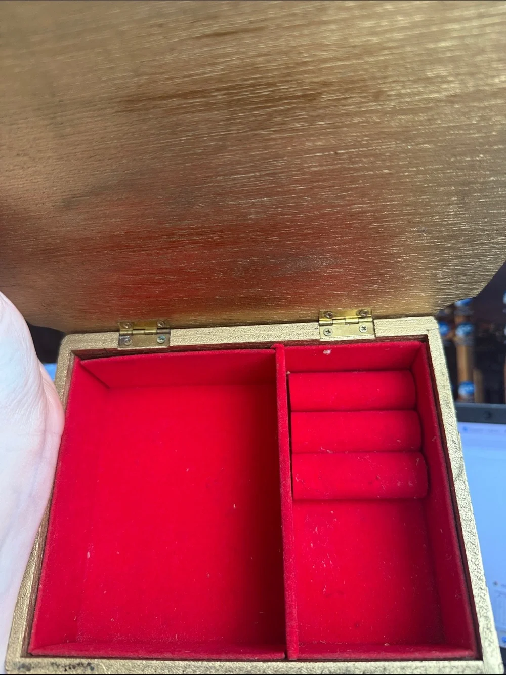 VTG “Twinkle Toes” Louis Jámbor wooden jewelry box